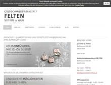 Tablet Screenshot of goldschmied-felten.de